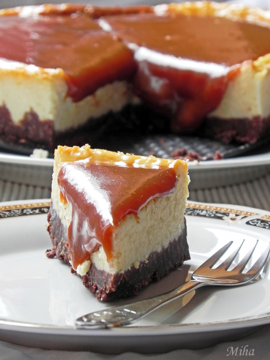 Cheesecake cu caramel