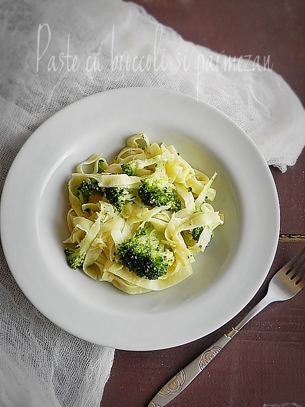 Paste cu broccoli si parmezan