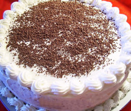 Tort cu crema dubla de ciocolata
